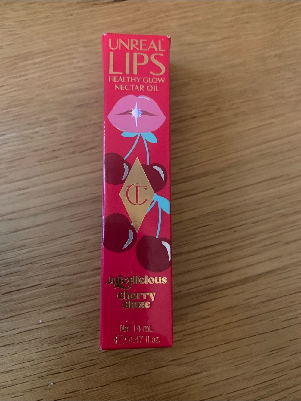 Charlotte Tilbury Unreal Lips Juicylicious Cherry Glaze - 14ml new